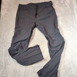 Outdoor Research Wadi Rum Pants Mens 32 (32x28) Hiking Drawstring Olive Gray